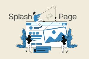 What is a splash page What is a splash page